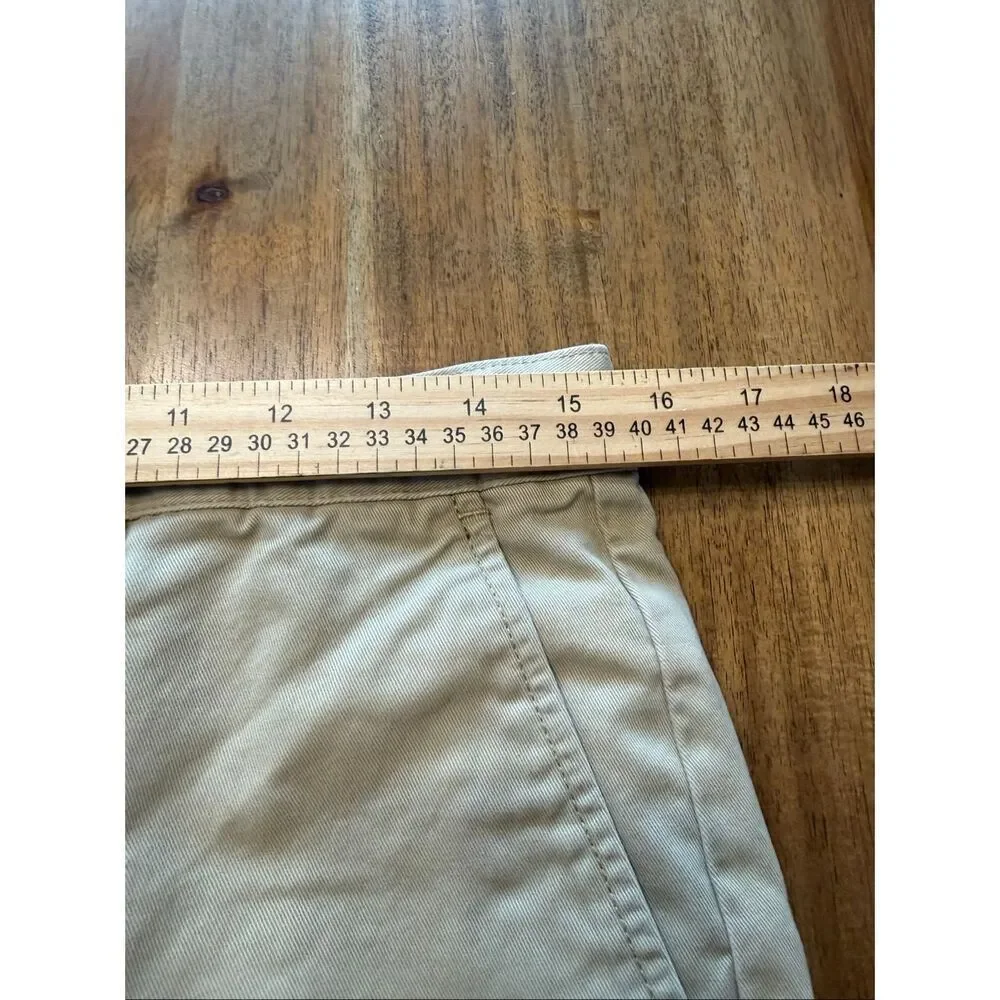Polo Ralph Lauren 100% Cotton Twill Khaki Chino Shorts Men's Size 31